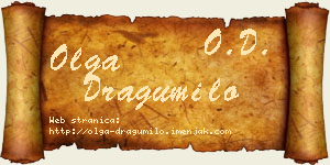 Olga Dragumilo vizit kartica